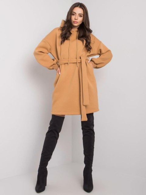 Sukienka RV-SK-7253.13 camelowy S/M Sukienka RV-SK-7253.13 camelowy S/M