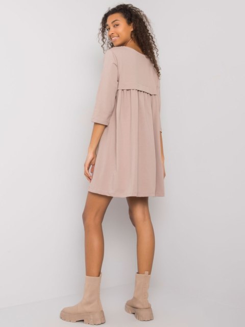 Sukienka RV-SK-7331.84 ciemny bezowy L/XL Sukienka RV-SK-7331.84 ciemny bezowy L/XL