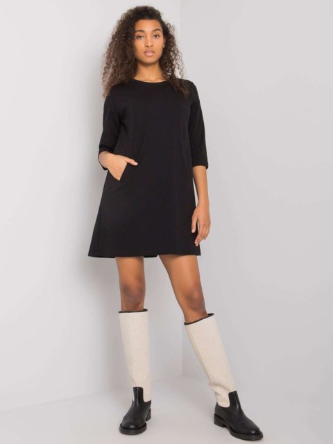 Sukienka RV-SK-7331.84 czarny L/XL Sukienka RV-SK-7331.84 czarny L/XL