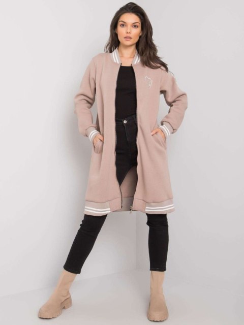 Bluza RV-BL-7350.28 ciemny bezowy S/M