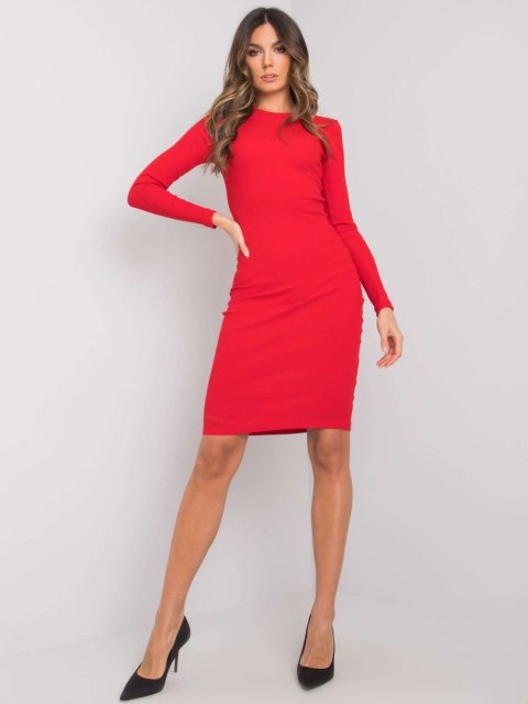 Sukienka RV-SK-5131.18P czerwony S
