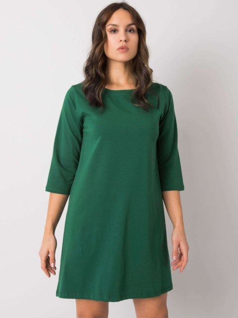 Sukienka RV-SK-7321.70 ciemny zielony L/XL Sukienka RV-SK-7321.70 ciemny zielony L/XL