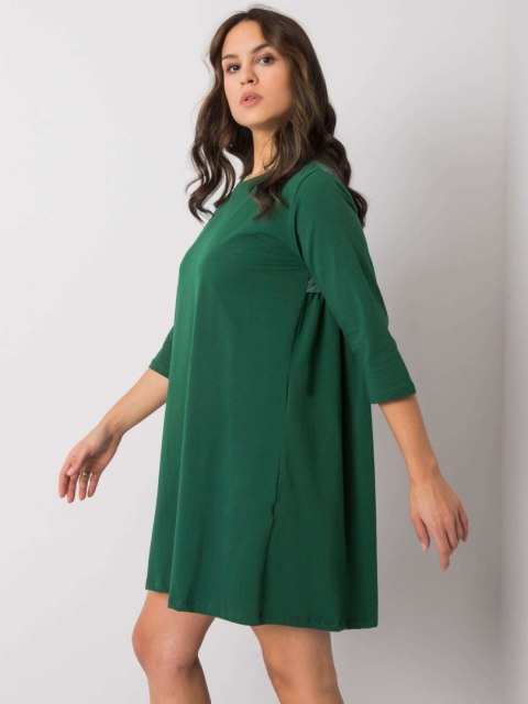 Sukienka RV-SK-7321.70 ciemny zielony L/XL Sukienka RV-SK-7321.70 ciemny zielony L/XL