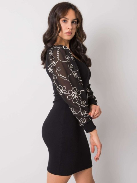 Sukienka RV-SK-7354.07 czarny L/XL