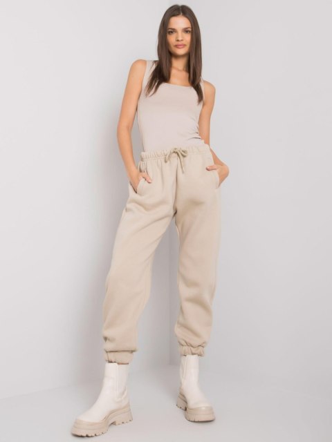 Spodnie dresowe RV-DR-7205.74 beżowy S/M