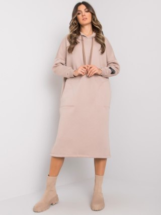 Sukienka RV-SK-7359.25X ciemny bezowy L/XL