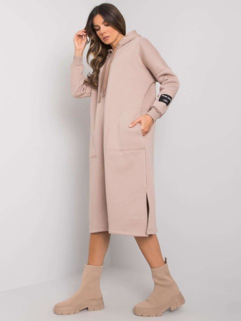 Sukienka RV-SK-7359.25X ciemny bezowy L/XL