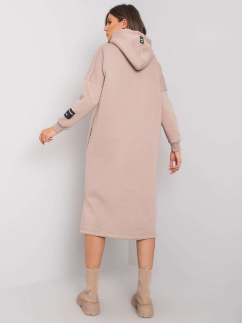 Sukienka RV-SK-7359.25X ciemny bezowy L/XL