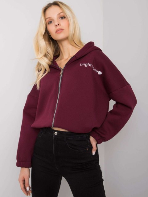 Bluza RV-BL-7366.31 bordowy S/M Bluza RV-BL-7366.31 bordowy S/M
