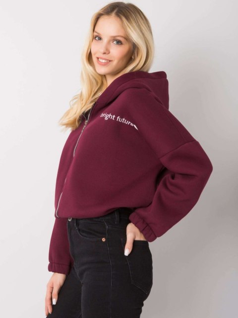 Bluza RV-BL-7366.31 bordowy S/M Bluza RV-BL-7366.31 bordowy S/M
