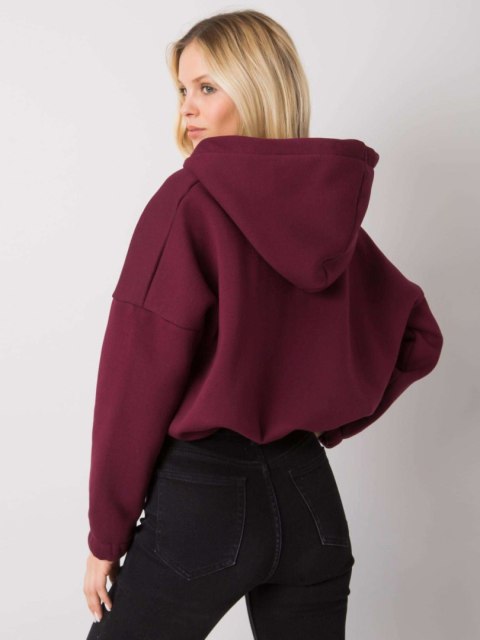 Bluza RV-BL-7366.31 bordowy S/M Bluza RV-BL-7366.31 bordowy S/M