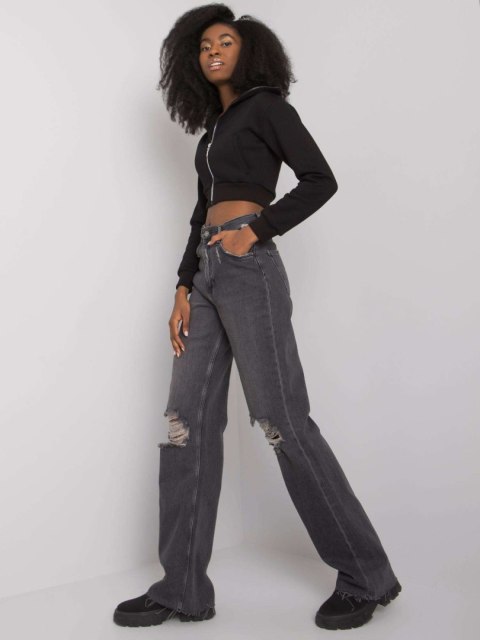 Spodnie jeans RO-SP-PNT-05.12P czarny 34