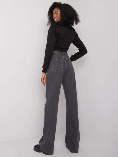 Spodnie jeans RO-SP-PNT-05.12P czarny 44