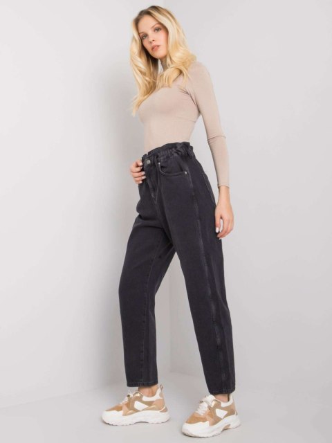 Spodnie jeans RO-SP-PNT-06.17P czarny 36