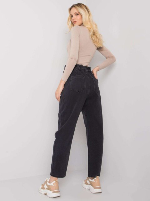 Spodnie jeans RO-SP-PNT-06.17P czarny 36