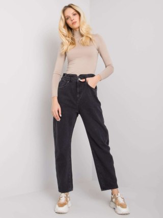 Spodnie jeans RO-SP-PNT-06.17P czarny 42