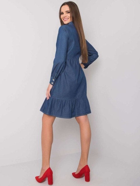 Sukienka RO-SK-ELB-01.54P ciemny niebieski XL