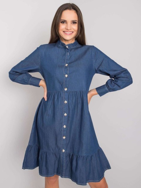 Sukienka RO-SK-ELB-01.54P ciemny niebieski XL