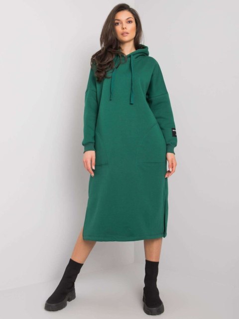 Sukienka RV-SK-7359.25X ciemny zielony L/XL Sukienka RV-SK-7359.25X ciemny zielony L/XL