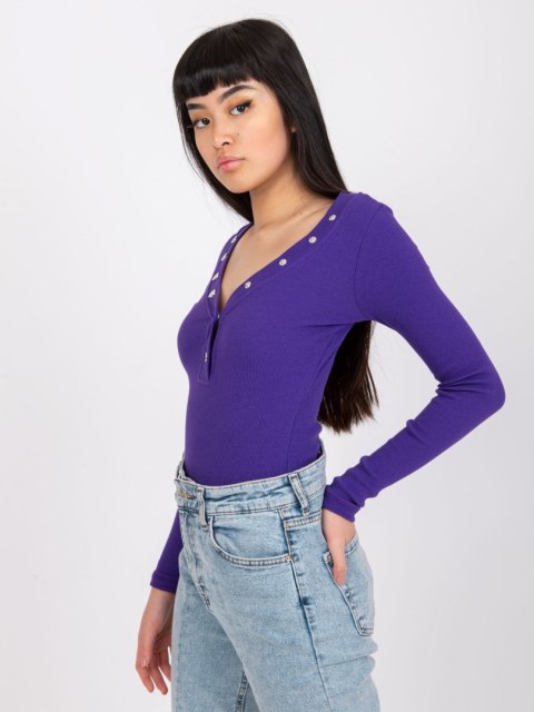 Bluzka RV-BZ-7439.18 ciemny fioletowy M