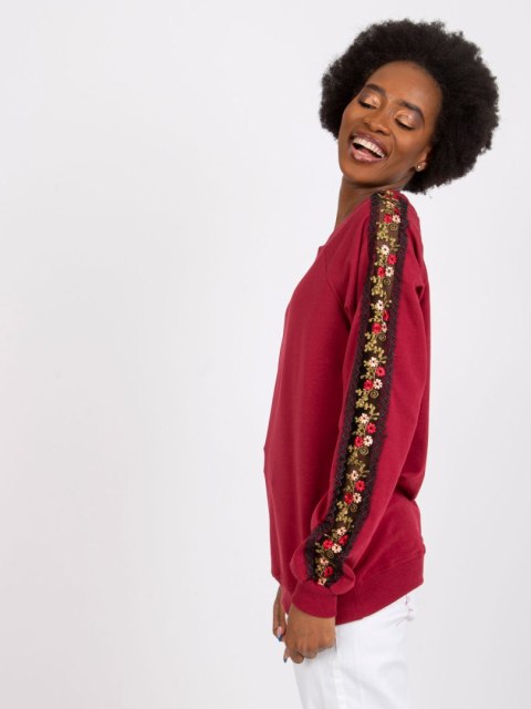 Bluza RV-BL-7458.16 bordowy XL Bluza RV-BL-7458.16 bordowy XL