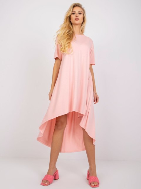 Sukienka RV-SK-R4889.09 łososiowy L/XL Sukienka RV-SK-R4889.09 łososiowy L/XL
