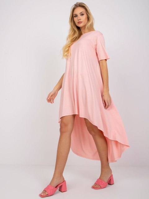 Sukienka RV-SK-R4889.09 łososiowy L/XL Sukienka RV-SK-R4889.09 łososiowy L/XL