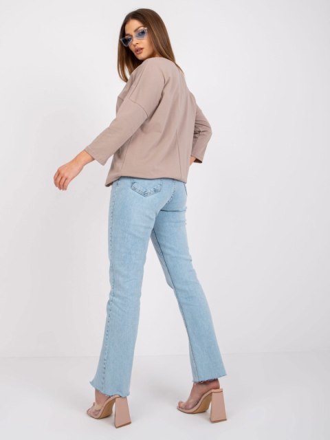 Bluzka RV-BZ-0224.42 ciemny bezowy L/XL Bluzka RV-BZ-0224.42 ciemny bezowy L/XL
