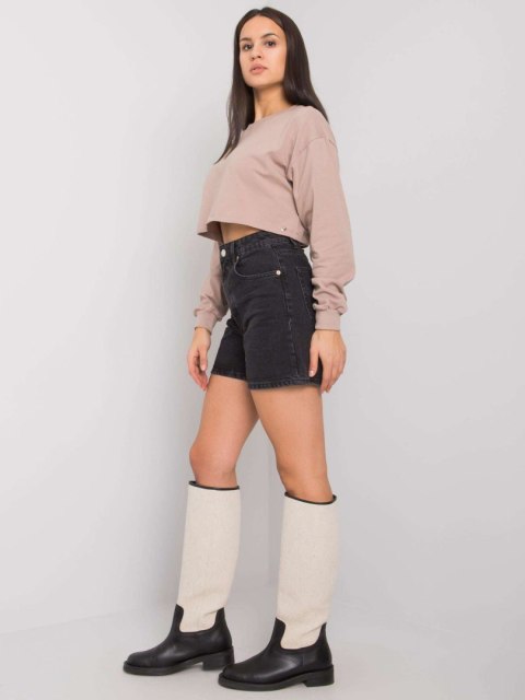 Bluzka RV-BZ-7309.54 ciemny bezowy S/M Bluzka RV-BZ-7309.54 ciemny bezowy S/M