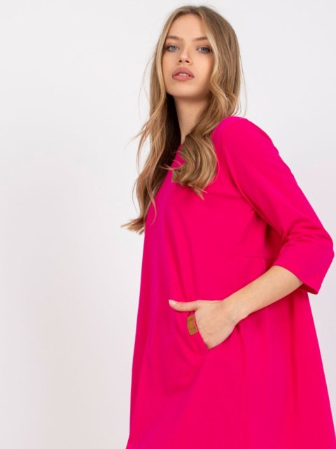 Sukienka RV-SK-6274.36P fuksjowy L/XL Sukienka RV-SK-6274.36P fuksjowy L/XL
