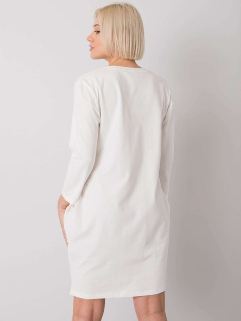 Sukienka RV-SK-6894.44P ecru L/XL Sukienka RV-SK-6894.44P ecru L/XL