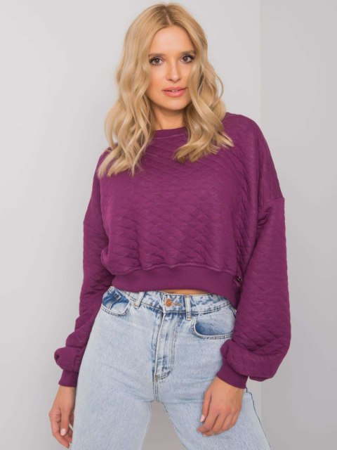 Bluza RV-BL-7450.64 ciemny fioletowy S/M