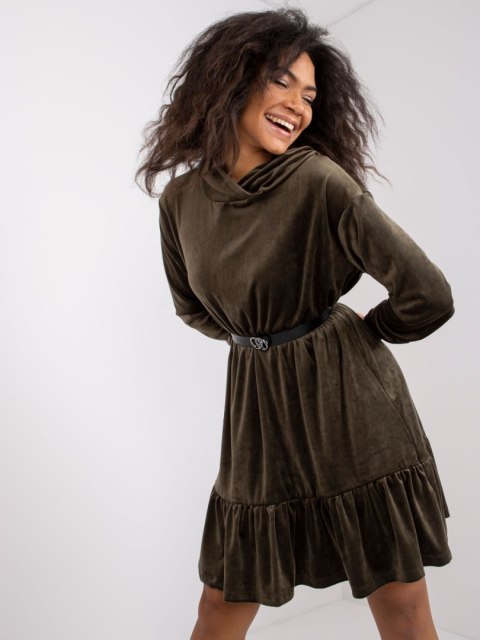 Sukienka FA-SK-7563.11P ciemny khaki Sukienka FA-SK-7563.11P ciemny khaki