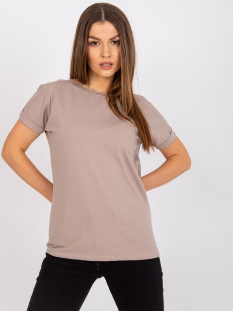 Bluzka RV-BZ-7544.00 ciemny bezowy L Bluzka RV-BZ-7544.00 ciemny bezowy L
