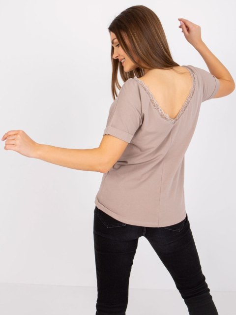 Bluzka RV-BZ-7544.00 ciemny bezowy XL