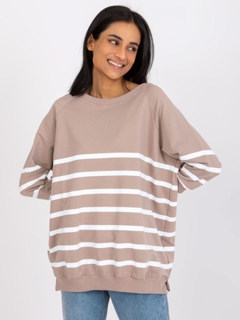 Bluzka RV-BZ-7556.68 ciemny bezowy L/XL