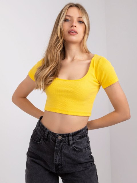 T-shirt RV-TS-7537.52 żółty M T-shirt RV-TS-7537.52 żółty M