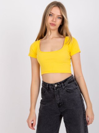T-shirt RV-TS-7537.52 żółty S