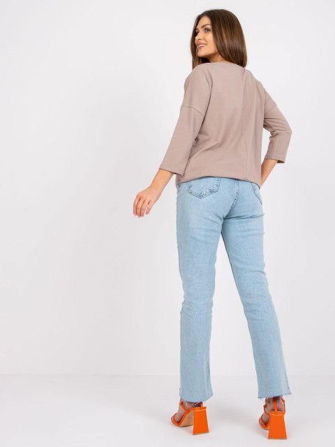 Bluzka RV-BZ-0223.15P ciemny bezowy L/XL Bluzka RV-BZ-0223.15P ciemny bezowy L/XL