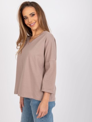 Bluzka RV-BZ-7558.30 ciemny bezowy L/XL