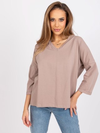 Bluzka RV-BZ-7558.30 ciemny bezowy L/XL
