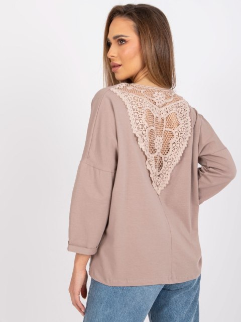 Bluzka RV-BZ-7558.30 ciemny bezowy L/XL