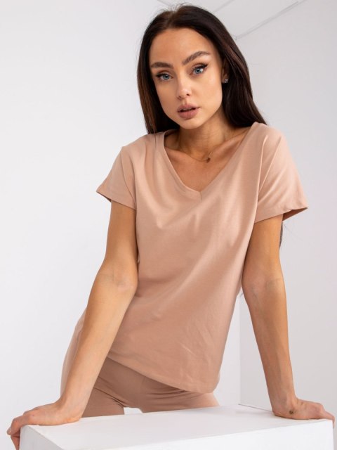 T-shirt AP-TS-A-004 camelowy M