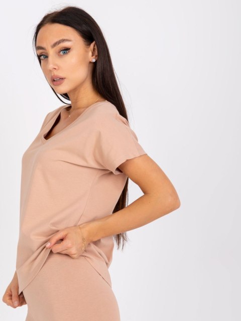 T-shirt AP-TS-A-004 camelowy M