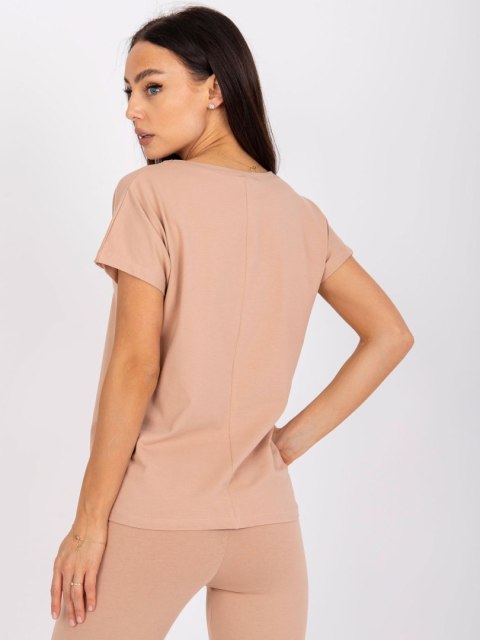 T-shirt AP-TS-A-004 camelowy M