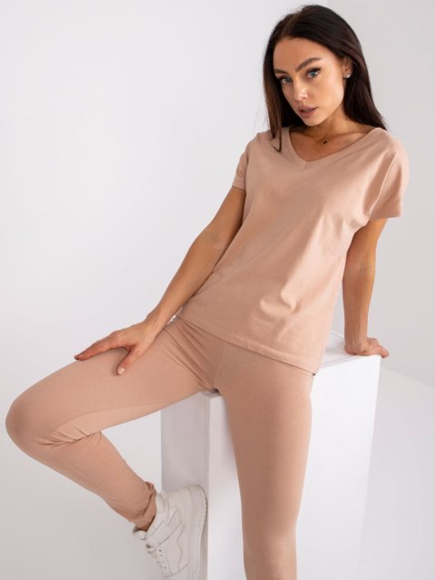 T-shirt AP-TS-A-004 camelowy M