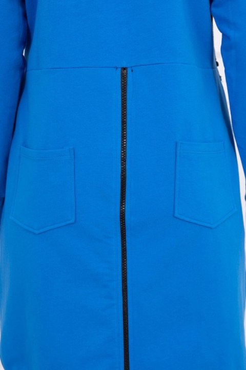 Bluza z suwakiem z tyłu jeans