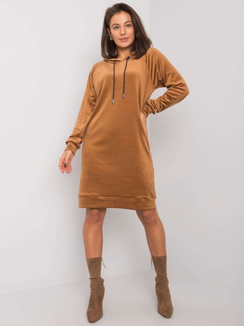 Sukienka FA-SK-7495.17P camelowy Sukienka FA-SK-7495.17P camelowy