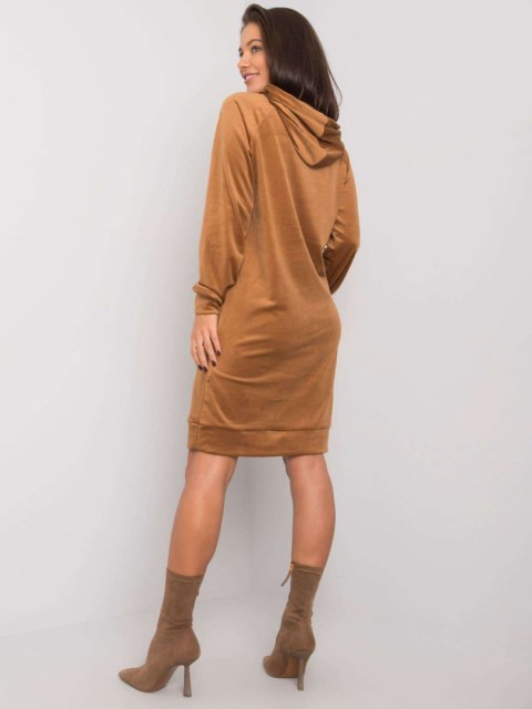 Sukienka FA-SK-7495.17P camelowy Sukienka FA-SK-7495.17P camelowy