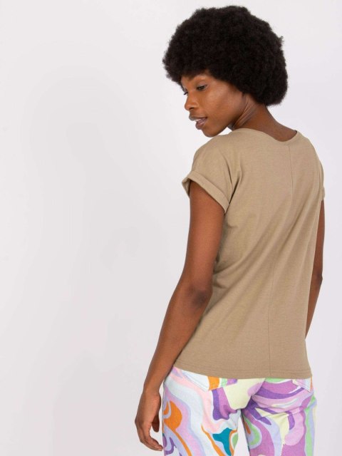 T-shirt TW-TS-1001.30X ciemny bezowy M